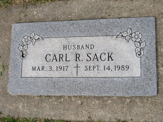 Carl r sack grave marker free wallpaper for desktop - medium preview image