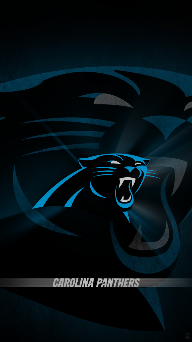 Black blue wallpaper panther logo free wallpaper for mobile - medium preview image