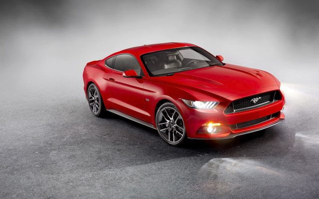 Red mustang free wallpaper for desktop - medium preview image