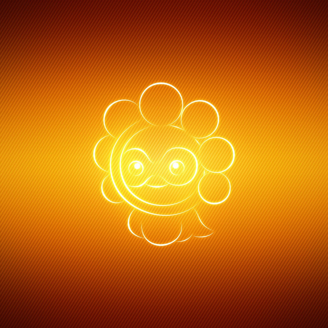 Yellow red smiling face circle free wallpaper for tablet - medium preview image