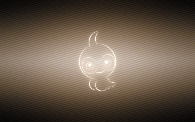 Glowing light face black background free wallpaper for desktop - medium preview image