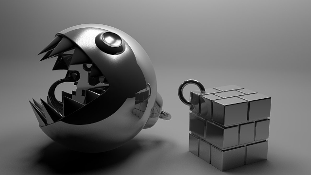 Metal objects handle ambient occlusion free wallpaper for desktop - medium preview image