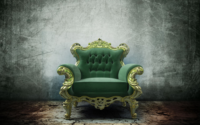 Green chair room wall floor #2 free wallpaper for desktop - medium preview image