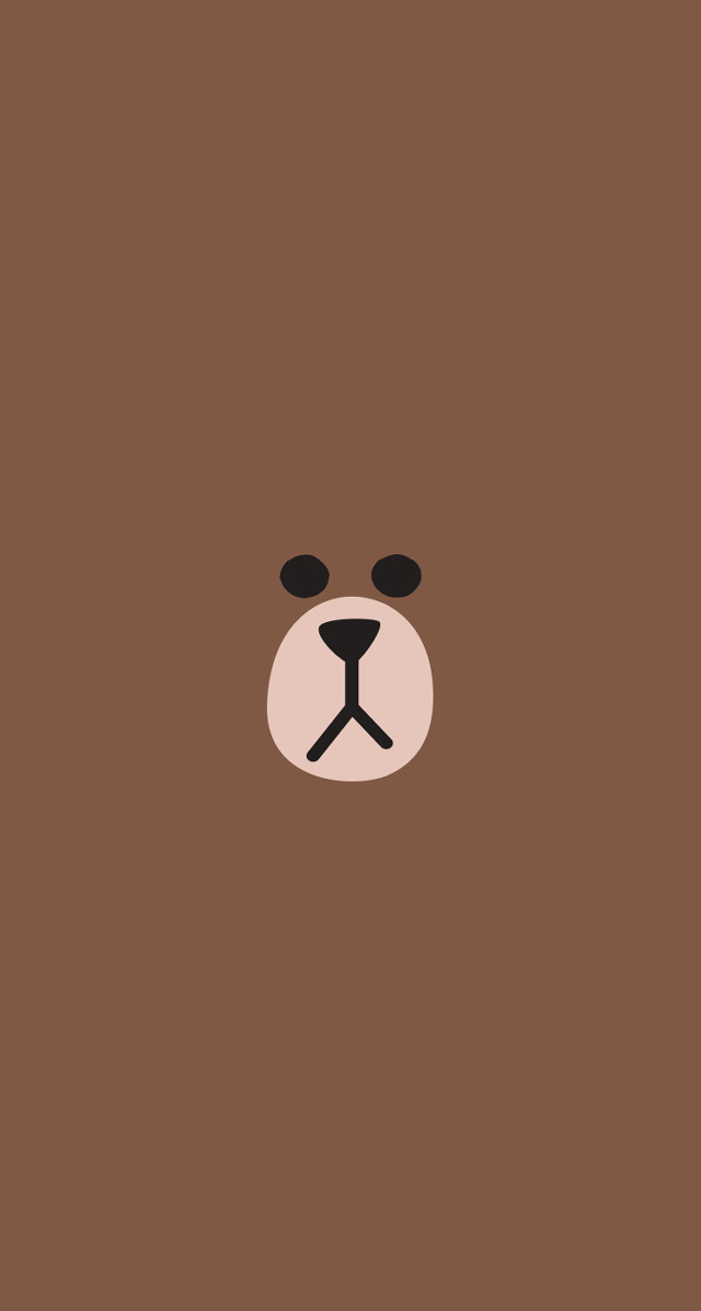 Brown bear black nose ring free wallpaper for mobile - medium preview image