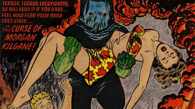 Comic book cover woman tie free wallpaper for desktop - medium preview image