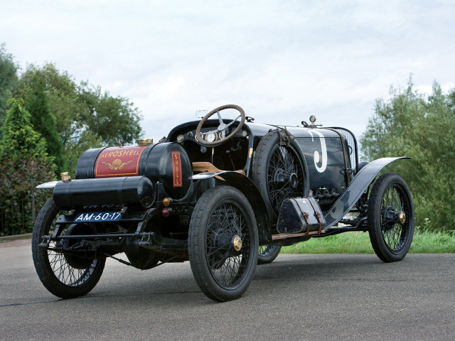 Old fashioned car parked street free wallpaper for desktop - medium preview image