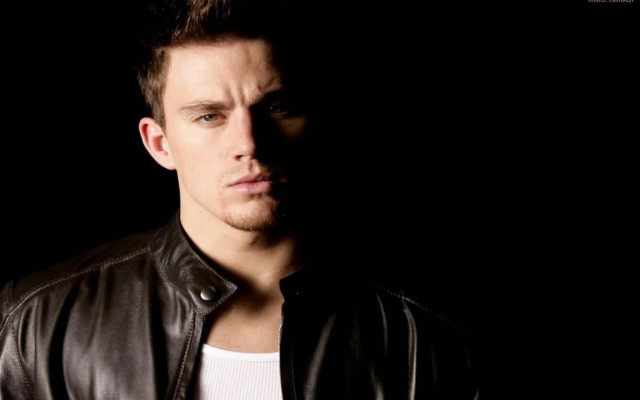 Man leather jacket serious look #11 free wallpaper for desktop - medium preview image