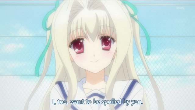 Anime girl long blonde hair #2 free wallpaper for desktop - medium preview image