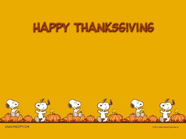 Happy thanksgiving snoopy family pumpkins #2 free wallpaper for desktop - medium preview image