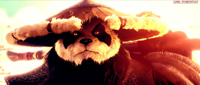Panda bear hat feathered sky free wallpaper for desktop - medium preview image