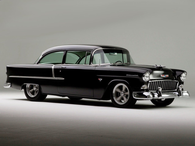 Black classic car studio gray free wallpaper for desktop - medium preview image