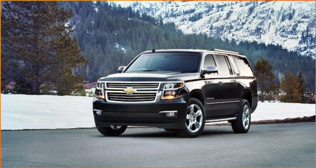 Black suv mountain range snow free wallpaper for desktop - medium preview image