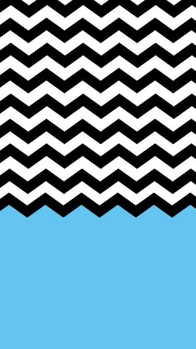 Blue black white background zigzag free wallpaper for mobile - medium preview image