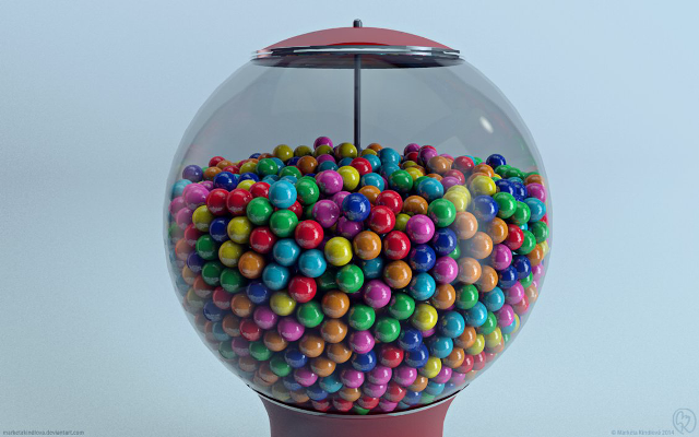 Gummy machine red top red free wallpaper for desktop - medium preview image