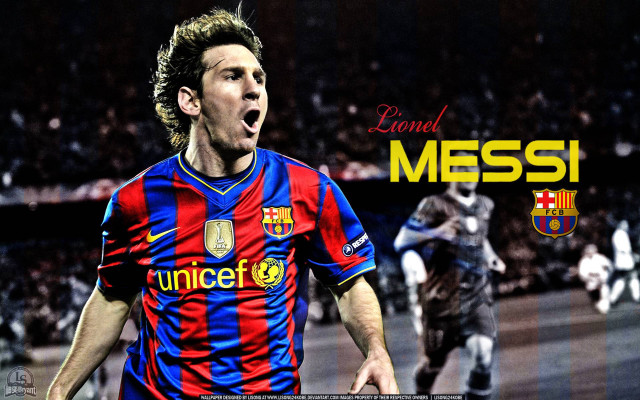 Ronald messi soccer heroic poster free wallpaper for desktop - medium preview image