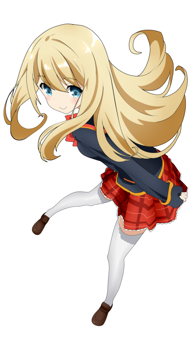 Blonde girl red dress flying free wallpaper for mobile - medium preview image