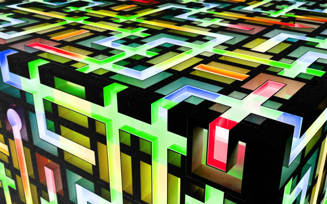 Colorful box pattern squares crosses free wallpaper for desktop - medium preview image