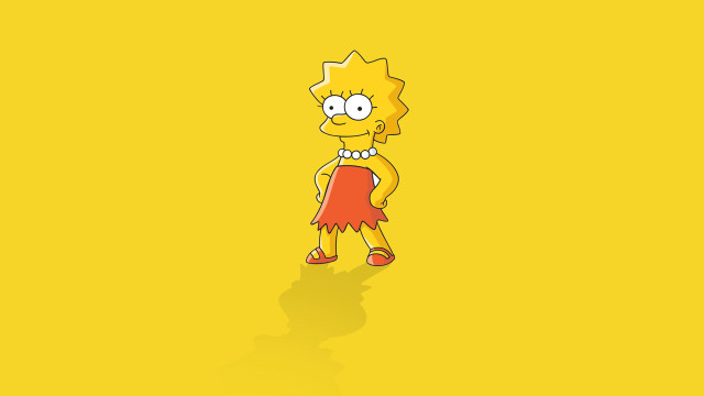 Cartoon character red dress yellow free wallpaper for desktop - medium preview image