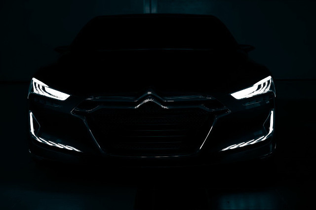 Car dark headlights hood up free wallpaper for desktop - medium preview image