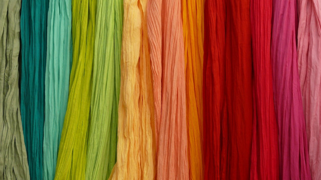 Rainbow colors fabric wall room free wallpaper for desktop - medium preview image