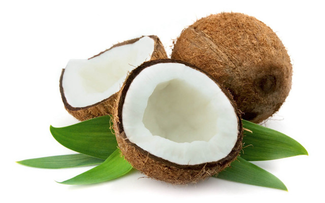 Whole coconut half coconut white free wallpaper for desktop - medium preview image