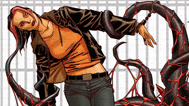 Man snake neck fence comic free wallpaper for desktop - medium preview image