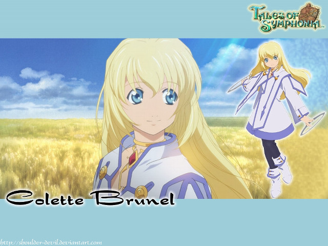Colette brunel anime blonde wheat free wallpaper for desktop - medium preview image