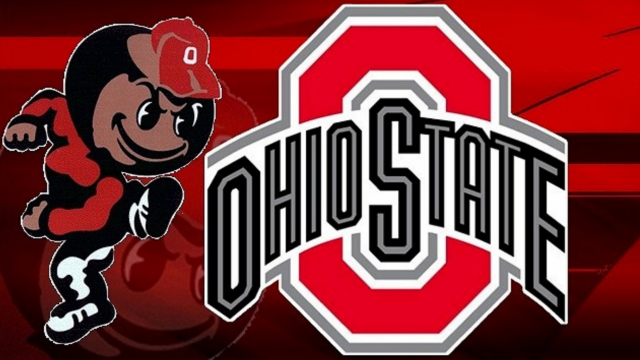 Ohio mascot football player red free wallpaper for desktop - medium preview image