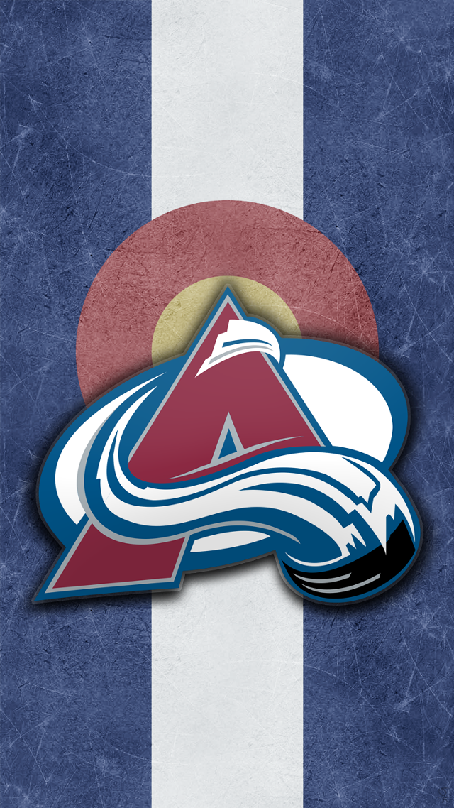 Hockey logo blue white striped free wallpaper for mobile - medium preview image