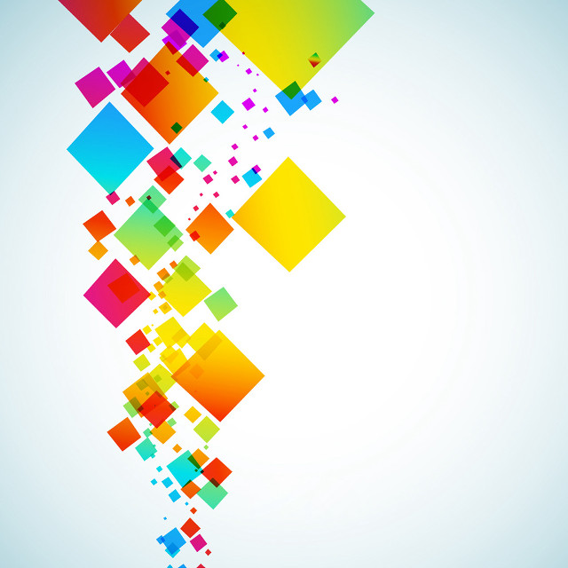 Colorful background squares dots pattern #2 free wallpaper for tablet - medium preview image