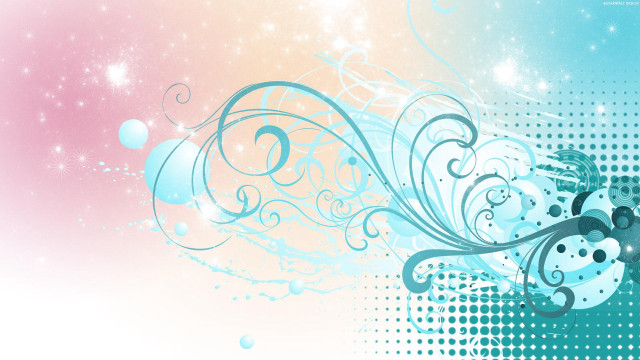 Blue pink background butterfly bubbles free wallpaper for desktop - medium preview image