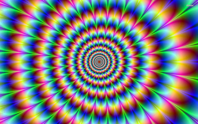 Psychedelic spiral design colorful artwork #3 free wallpaper for desktop - medium preview image