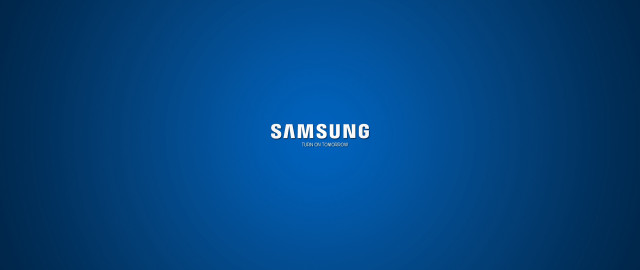 Blue background samsung white background free wallpaper for desktop - medium preview image