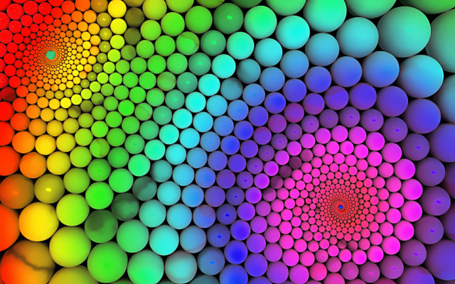 Colorful background circles spiral design #4 free wallpaper for desktop - medium preview image