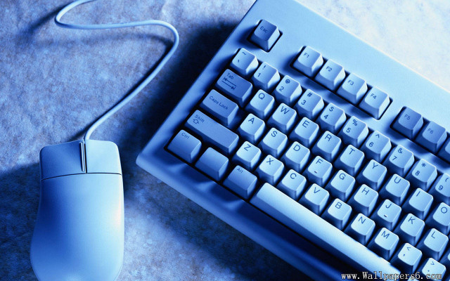 Computer keyboard mouse table corded free wallpaper for desktop - medium preview image
