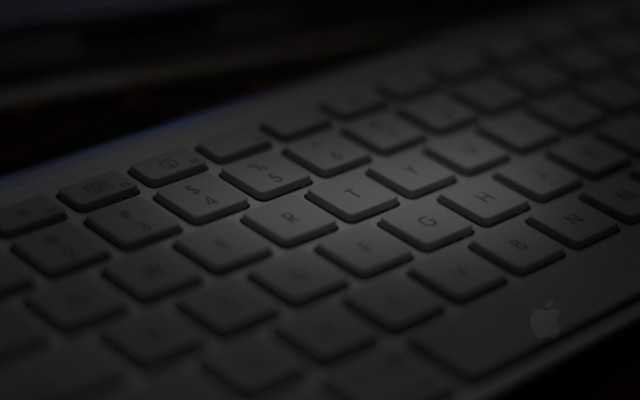 Keyboard closeup black white background free wallpaper for desktop - medium preview image