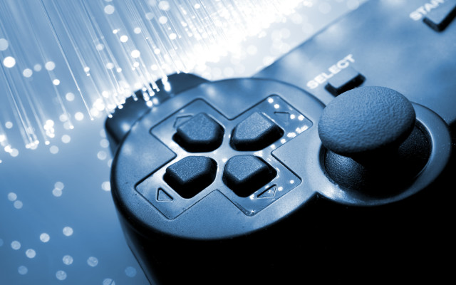 Video game controller close up free wallpaper for desktop - medium preview image
