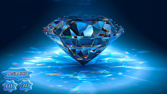 Diamond blue background light shining #2 free wallpaper for desktop - medium preview image