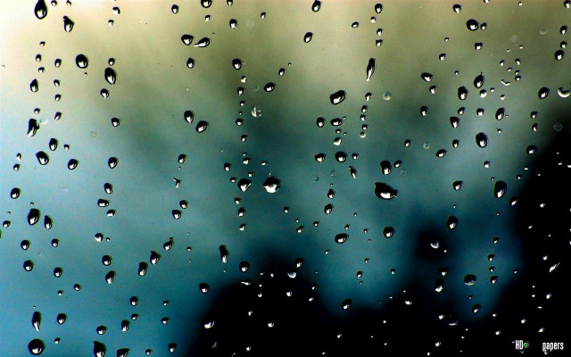 Window rain drops sky clouds #3 free wallpaper for desktop - medium preview image