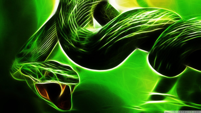 Green abstract background snake design #2 free wallpaper for desktop - medium preview image