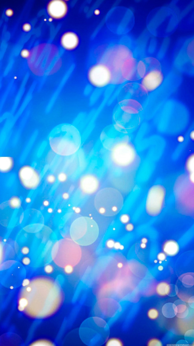 Blue background circles light blurry free wallpaper for mobile - medium preview image