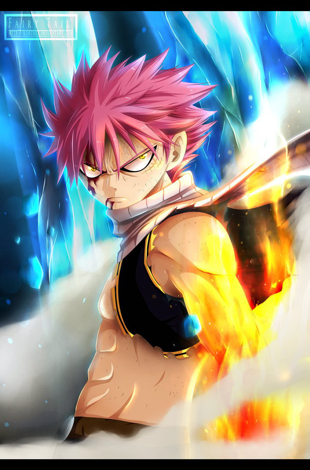 Anime character pink hair black free wallpaper for mobile - medium preview image