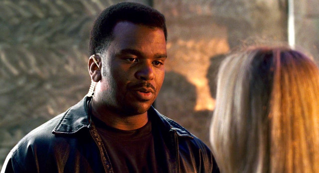 Man leather jacket blonde woman free wallpaper for desktop - medium preview image