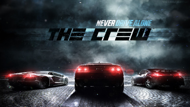 Crew cars keyart glowing laser free wallpaper for desktop - medium preview image