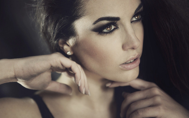 Aramenta dianthe vail black dress #3 free wallpaper for desktop - medium preview image