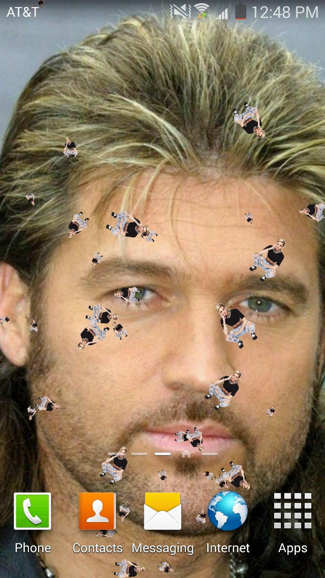 Man long hair beard stars free wallpaper for mobile - medium preview image