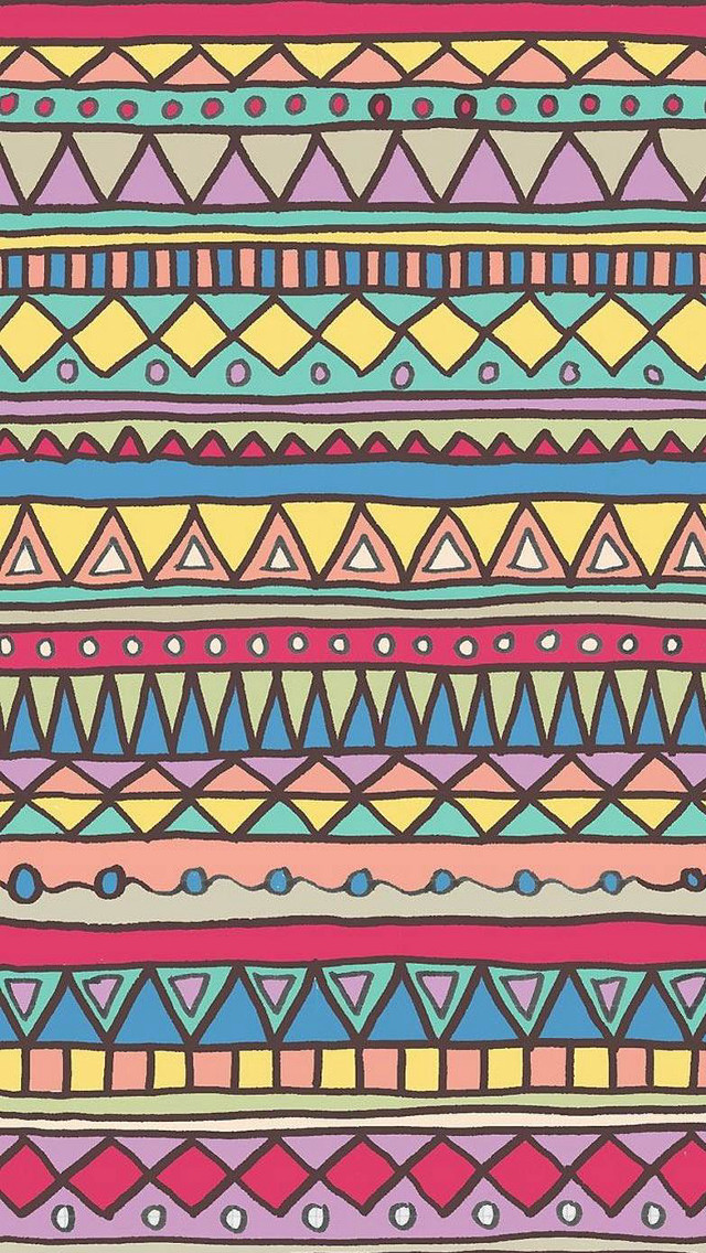 Colorful pattern lines dots annabel free wallpaper for mobile - medium preview image