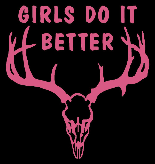 Pink deer skull girls better free wallpaper for tablet - medium preview image