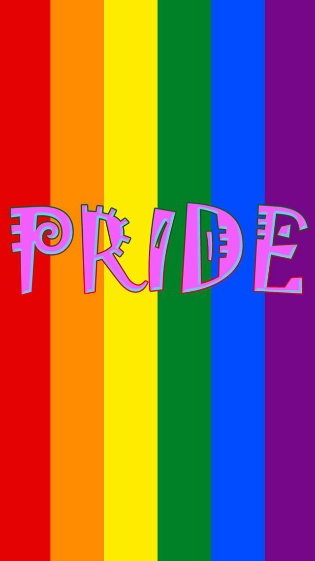 Rainbow colored background pride pink #2 free wallpaper for mobile - medium preview image