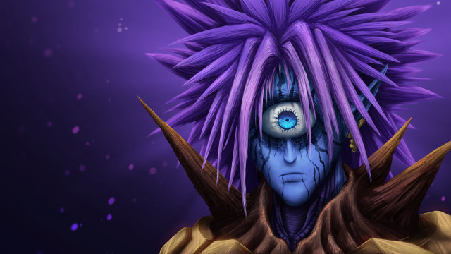 Purple haired man vanitas detailed free wallpaper for desktop - medium preview image
